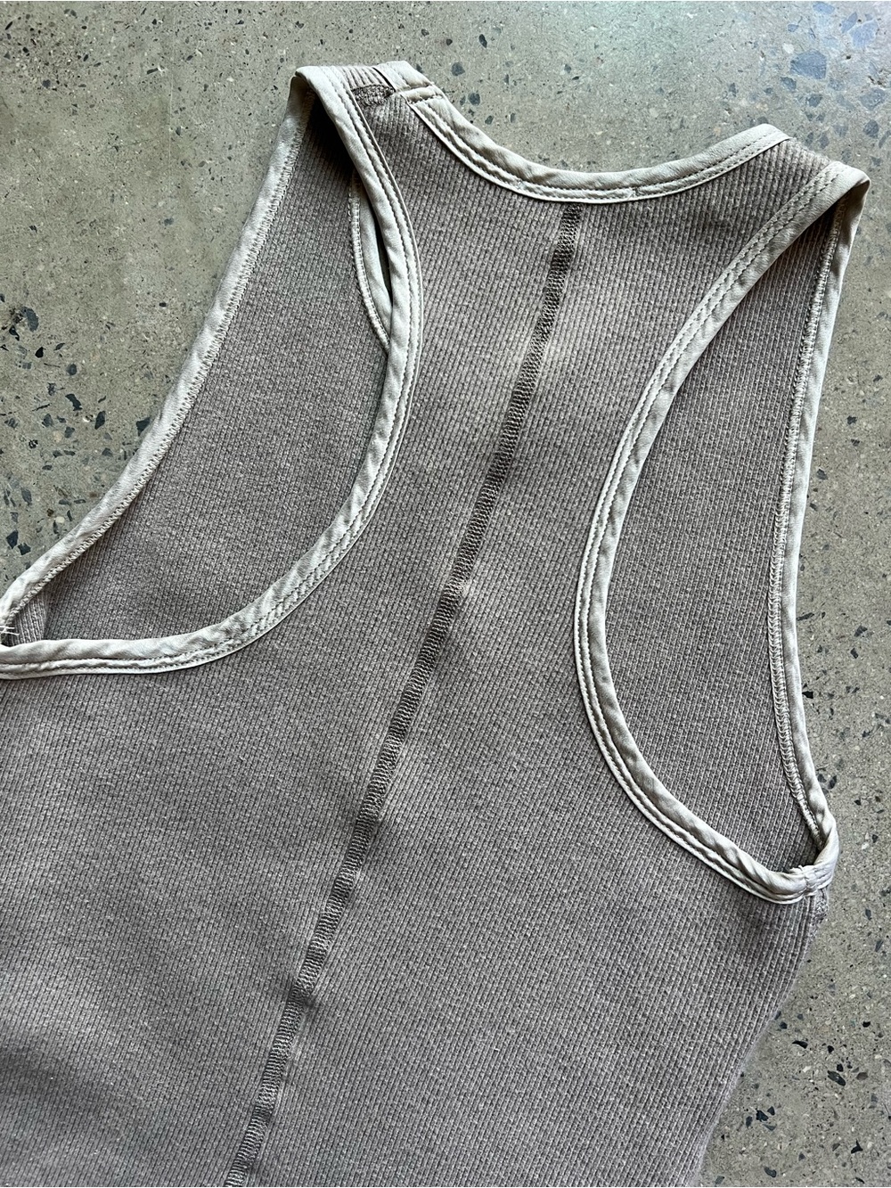 James Perse Silk Trim Ribbed Tank Dress - Like New - Picture 6 of 11